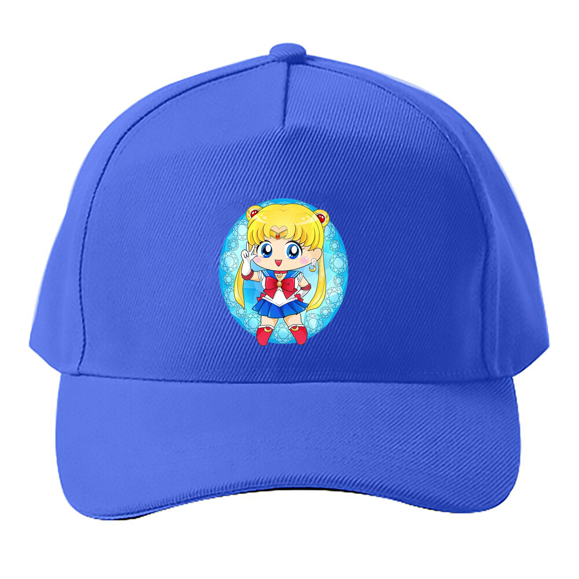 （画像用） 美少女戦士セーラームーン 月野 うさぎ つきの うさぎ Sailor Moon Tsukino Usagi ベースボールキャップ 綿100％ 男女兼用 帽子 スポーツ